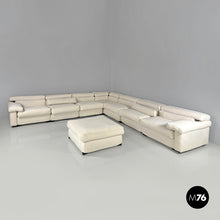 画像をギャラリービューアに読み込む, Modular white sofa Erasmo by Afra and Tobia Scarpa for B&B, 1970s