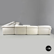 画像をギャラリービューアに読み込む, Modular white sofa Erasmo by Afra and Tobia Scarpa for B&B, 1970s
