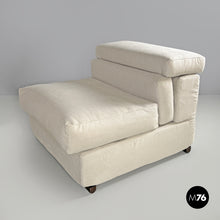 画像をギャラリービューアに読み込む, Modular white sofa Erasmo by Afra and Tobia Scarpa for B&B, 1970s