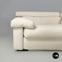 画像をギャラリービューアに読み込む, Modular white sofa Erasmo by Afra and Tobia Scarpa for B&B, 1970s