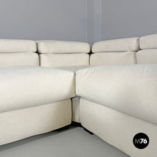 画像をギャラリービューアに読み込む, Modular white sofa Erasmo by Afra and Tobia Scarpa for B&B, 1970s