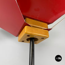 画像をギャラリービューアに読み込む, Floor lamp Kasuko in red metal by De Pas D’Urbino Lomazzi, 1970s