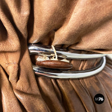 画像をギャラリービューアに読み込む, Brown leather Soriana sofa by Afra and Tobia Scarpa for Cassina, 1970s