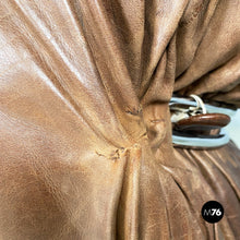 画像をギャラリービューアに読み込む, Brown leather Soriana sofa by Afra and Tobia Scarpa for Cassina, 1970s