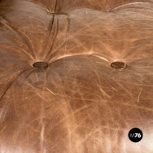 画像をギャラリービューアに読み込む, Brown leather Soriana sofa by Afra and Tobia Scarpa for Cassina, 1970s