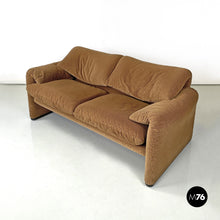 Charger l'image dans la galerie, Brown sofas Maralunga by Vico Magistretti for Cassina, 1973