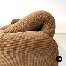 Charger l'image dans la galerie, Brown sofas Maralunga by Vico Magistretti for Cassina, 1973