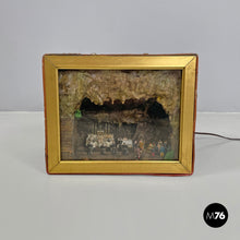 画像をギャラリービューアに読み込む, Diorama box with religious celebration scene, 1950s
