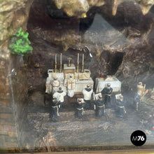 画像をギャラリービューアに読み込む, Diorama box with religious celebration scene, 1950s