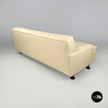 画像をギャラリービューアに読み込む, Cream white sofa Square by Marco Zanuso for Arflex, 1960s