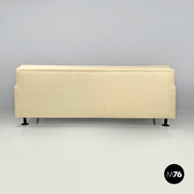 画像をギャラリービューアに読み込む, Cream white sofa Square by Marco Zanuso for Arflex, 1960s