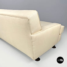 画像をギャラリービューアに読み込む, Cream white sofa Square by Marco Zanuso for Arflex, 1960s