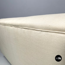 画像をギャラリービューアに読み込む, Cream white sofa Square by Marco Zanuso for Arflex, 1960s