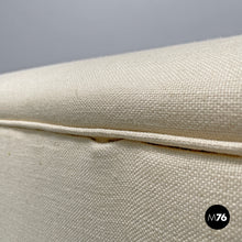 画像をギャラリービューアに読み込む, Cream white sofa Square by Marco Zanuso for Arflex, 1960s