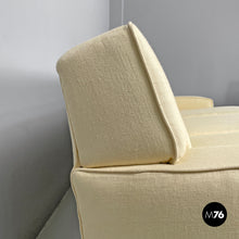 画像をギャラリービューアに読み込む, Cream white sofa Square by Marco Zanuso for Arflex, 1960s