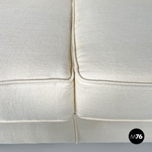 画像をギャラリービューアに読み込む, Cream white sofa Square by Marco Zanuso for Arflex, 1960s