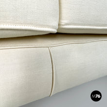 画像をギャラリービューアに読み込む, Cream white sofa Square by Marco Zanuso for Arflex, 1960s