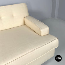 画像をギャラリービューアに読み込む, Cream white sofa Square by Marco Zanuso for Arflex, 1960s