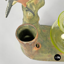 画像をギャラリービューアに読み込む, Weller and Loranger ceramic and glass ornamental aquarium, early 1900s