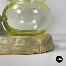 画像をギャラリービューアに読み込む, Weller and Loranger ceramic and glass ornamental aquarium, early 1900s