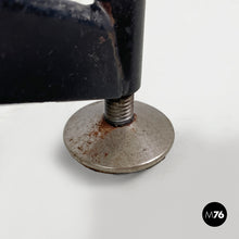 画像をギャラリービューアに読み込む, High stool in green faux leather and black metal, 1960s