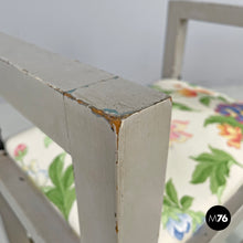 画像をギャラリービューアに読み込む, Grey wood and fabric stools by Gino Maggioni for Atelier Borsani Varedo, 1930s