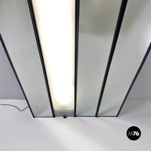 画像をギャラリービューアに読み込む, Wall mirror and lamp Gronda by Luciano Bertoncini for Elco, 1970s