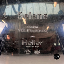 画像をギャラリービューアに読み込む, Glossy black plastic Selene chairs by Vico Magistretti for Artemide, 1960s