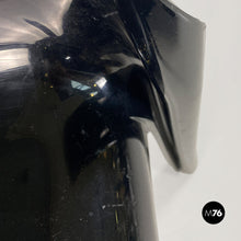 画像をギャラリービューアに読み込む, Glossy black plastic Selene chairs by Vico Magistretti for Artemide, 1960s