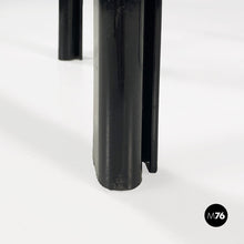 画像をギャラリービューアに読み込む, Glossy black plastic Selene chairs by Vico Magistretti for Artemide, 1960s