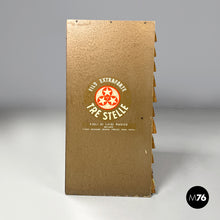 画像をギャラリービューアに読み込む, Wooden chest of drawers and colored threads by Cucirini Tre Stelle, 1960s