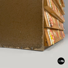 画像をギャラリービューアに読み込む, Wooden chest of drawers and colored threads by Cucirini Tre Stelle, 1960s