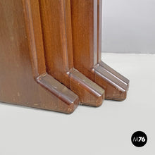 Load image into Gallery viewer, Oval coffee table with wooden base, 1970s