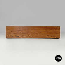 Load image into Gallery viewer, Rectangular wooden planter with wheels, 1980s