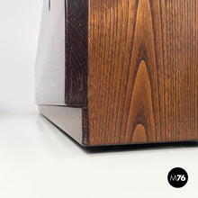 Load image into Gallery viewer, Rectangular wooden planter with wheels, 1980s