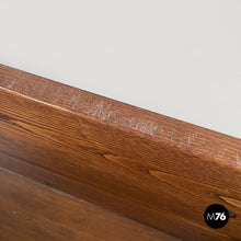 Load image into Gallery viewer, Rectangular wooden planter with wheels, 1980s