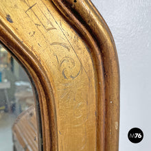 画像をギャラリービューアに読み込む, Rectangular wall mirror with spiral decorated frame, 1850s