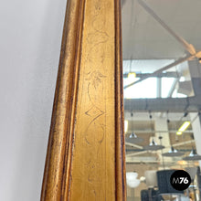 画像をギャラリービューアに読み込む, Rectangular wall mirror with spiral decorated frame, 1850s