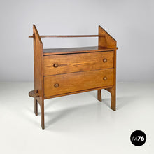 画像をギャラリービューアに読み込む, Wooden chest of drawers with visible joints by La Casa Bella, 1970s