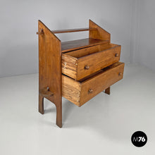 画像をギャラリービューアに読み込む, Wooden chest of drawers with visible joints by La Casa Bella, 1970s