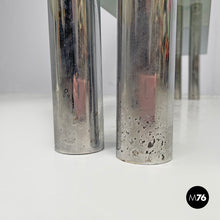 Load image into Gallery viewer, Console with two smoked glass tops, 1970s