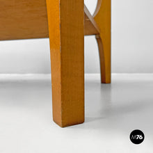 画像をギャラリービューアに読み込む, Wooden coffee table with smoked glass top, 1960s