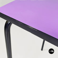 Load image into Gallery viewer, Set of four hexagonal violet bar tables, 1960s