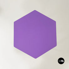 Load image into Gallery viewer, Set of four hexagonal violet bar tables, 1960s