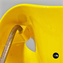 Charger l'image dans la galerie, Yellow Nastro armchairs by Franca Stagi e Cesare Leonardi for Elco, 1969