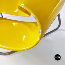 Charger l'image dans la galerie, Yellow Nastro armchairs by Franca Stagi e Cesare Leonardi for Elco, 1969