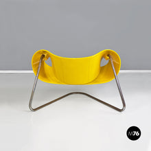Load image into Gallery viewer, Yellow Nastro armchair by Franca Stagi e Cesare Leonardi for Elco, 1969