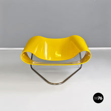 Charger l'image dans la galerie, Yellow Nastro armchairs by Franca Stagi e Cesare Leonardi for Elco, 1969