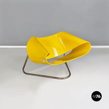 Load image into Gallery viewer, Yellow Nastro armchair by Franca Stagi e Cesare Leonardi for Elco, 1969
