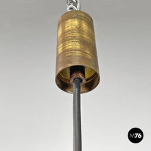 画像をギャラリービューアに読み込む, Yellow Murano glass chandelier by Massimo Vignelli for Venini, 1950s